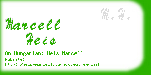 marcell heis business card